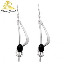 Gümüş Tarz Taşlı Küpe